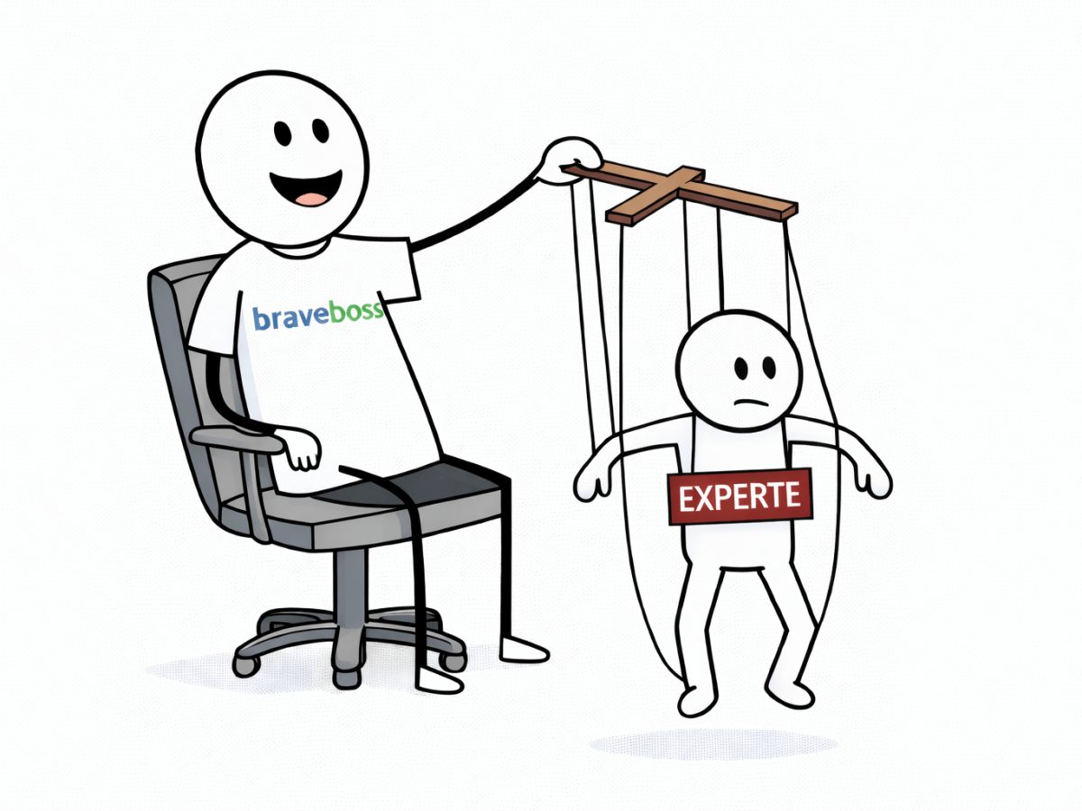 Wir brauchen einen Experten – 
aber bitte nicht auf&nbsp;Augenhöhe